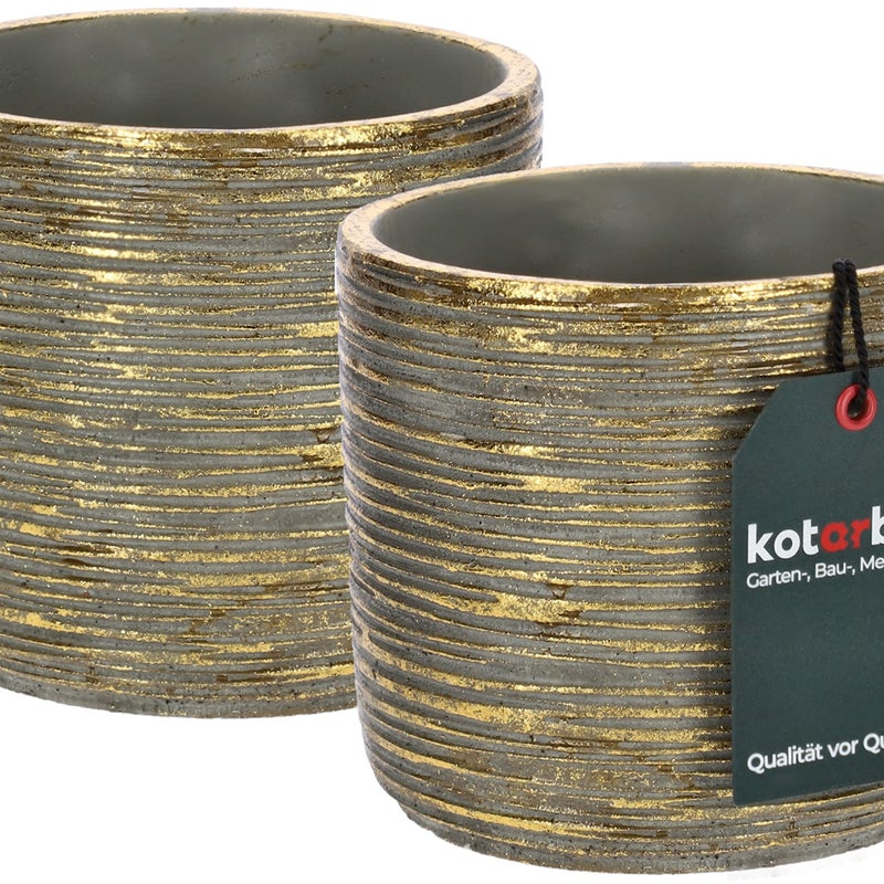 Doniczka ceramiczna 12 donica osłonka na kwiaty 2x - KOTARBAU