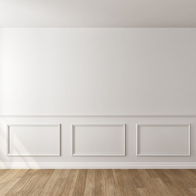 Ensemble Moulure Murale Éco-Friendly Bois FSC – De 320 à 400 cm – Installation Facile avec Colle – Style Haussmannien Élégant