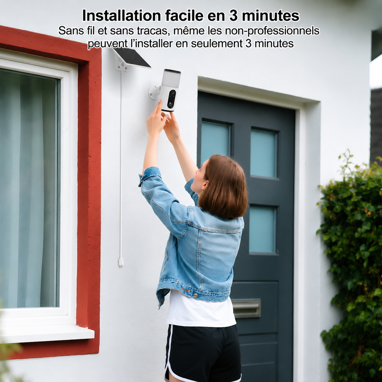 2K Caméra Surveillance WiFi Extérieur sans Fil Solaire, 3MP Camera Exterieure avec Lumens Projecteur, Vision Nocturne Couleur,ANRAN - 10