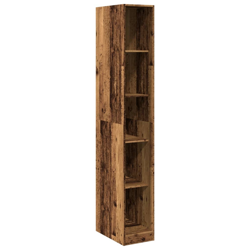 Garderobe Armoire de rangement vieux bois 30x50x200 cm bois d