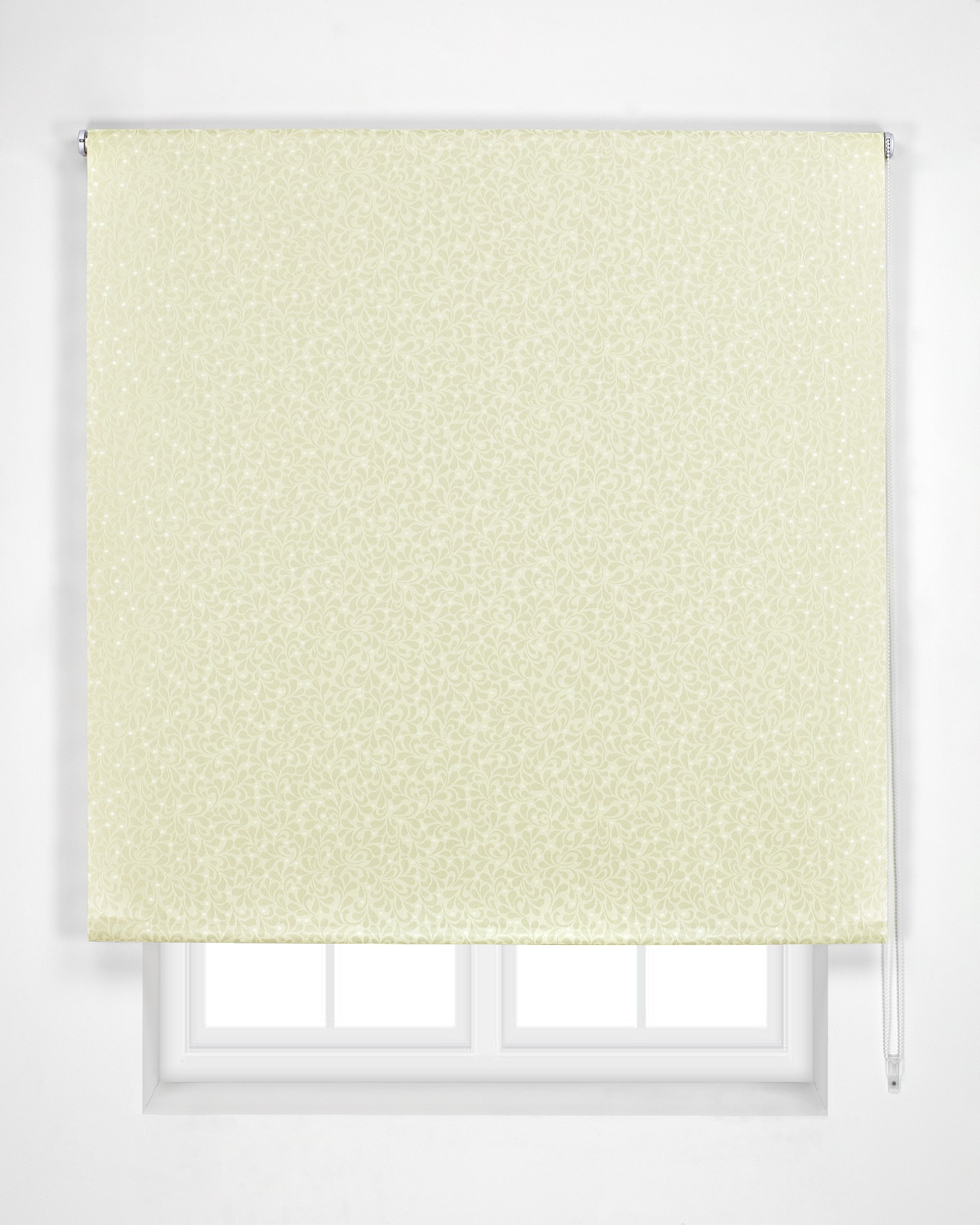 Estoralis | estor enrollable translúcido | 130 x 255 cm (ancho por alto) tamaño de tela 127 x 250 cm | modelo sandor color marfil