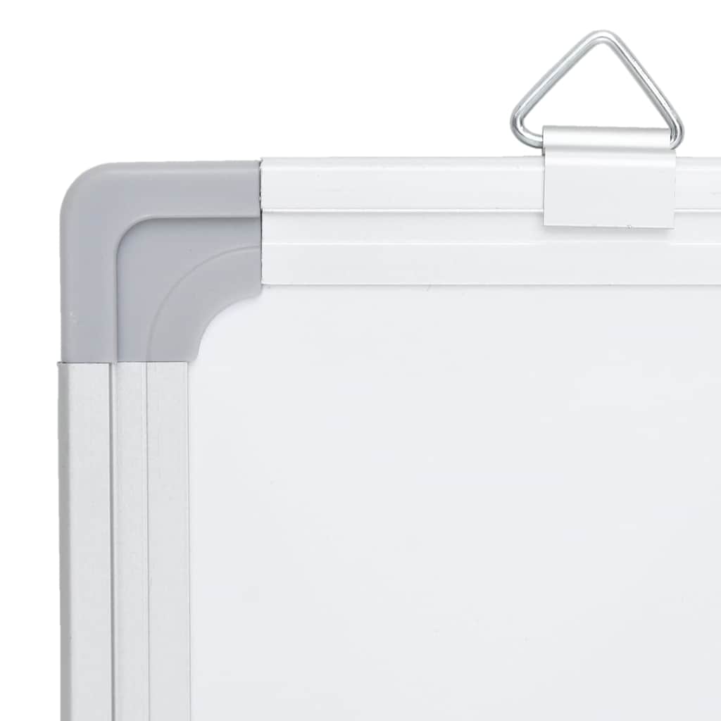 Tableau blanc magnétique pliable 120x60x1,7 cm aluminium - 5