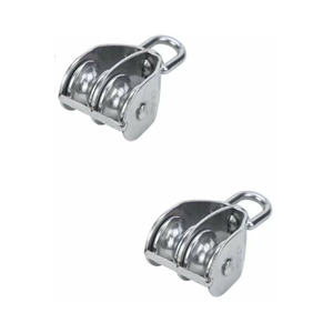 2 Pièces Poulie De Levage Mouflage INOX, V-Poulies Simple Pour Cable, 48mm Poulie Avec Roulements Capacite De Charge 180kg Pour Rail Roulette Portail Cable Porte Roulante Cordes 85595823