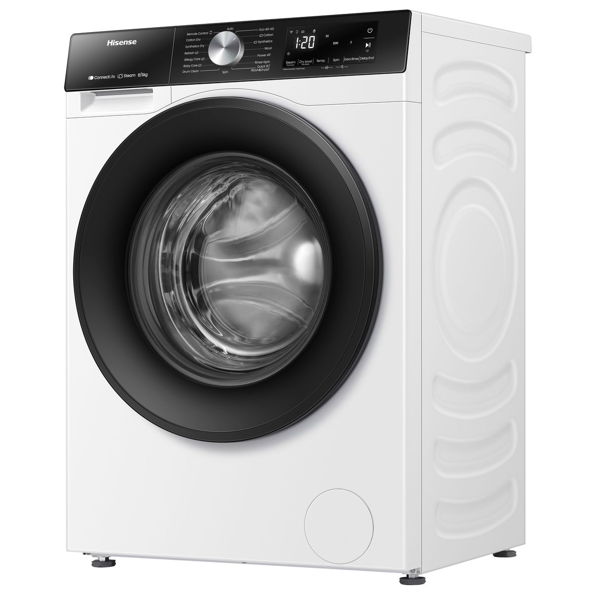 Lavasecadora HISENSE WD3S8043BW3 Blanco 8/5Kg - 3