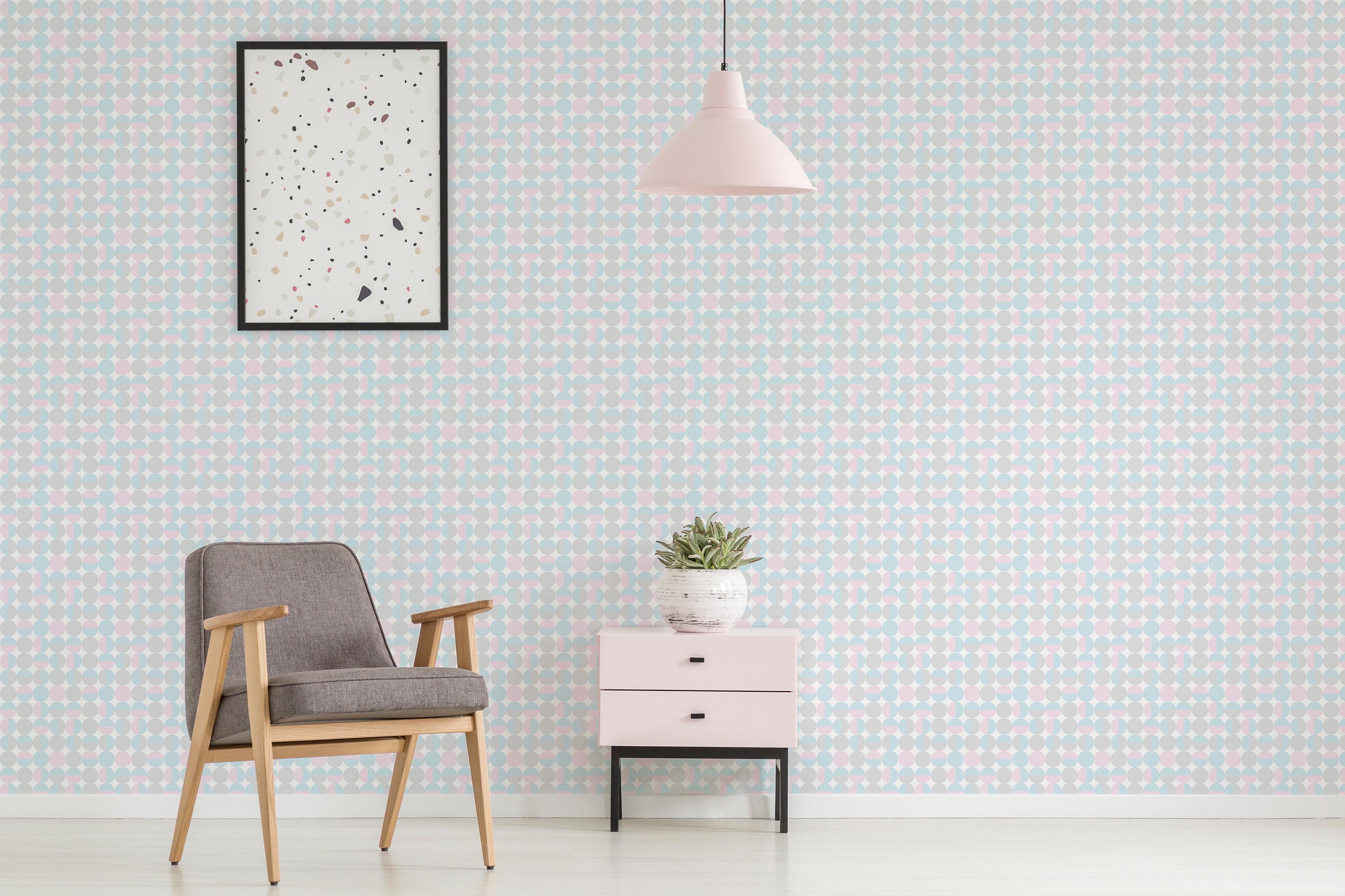 Subtle Bubble Pattern Wallpaper | Leroy Merlin
