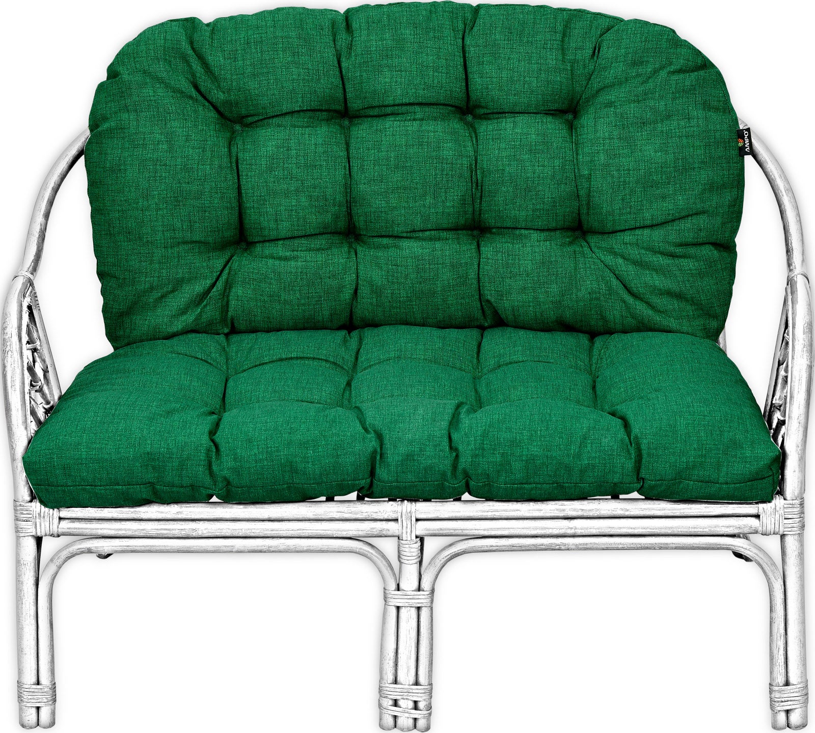 Poduszka na sofę rattanową AMPO ciemny zielony 1 szt.