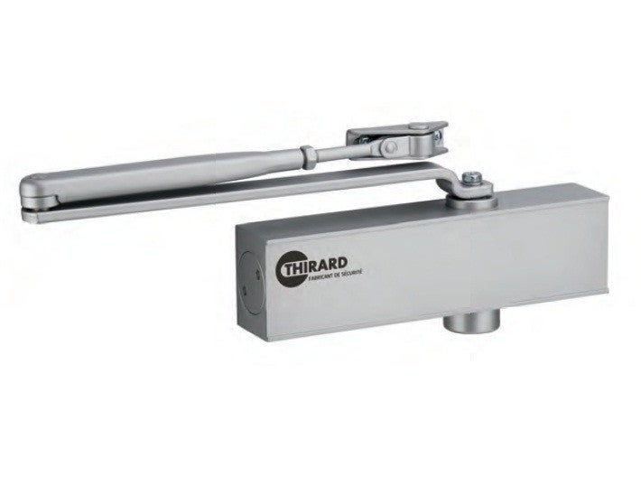 Chiudiporta senza ritenzione-40/65 kg-finitura argento | Leroy Merlin Chiudiporta senza ritenzione-40/65 kg-finitura argento | Leroy Merlin