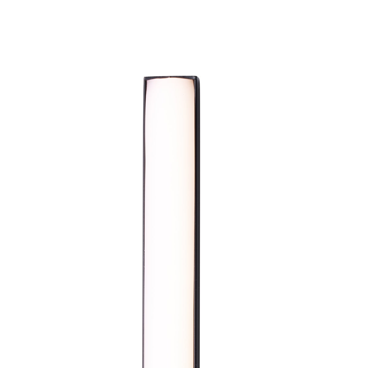 Qazqa nowoczesny lampa ścienna - Clockwise - czarny, led zintegrowana 10w zestawie, Integrated led, 3000k, ciepła biel, 60cm - 3