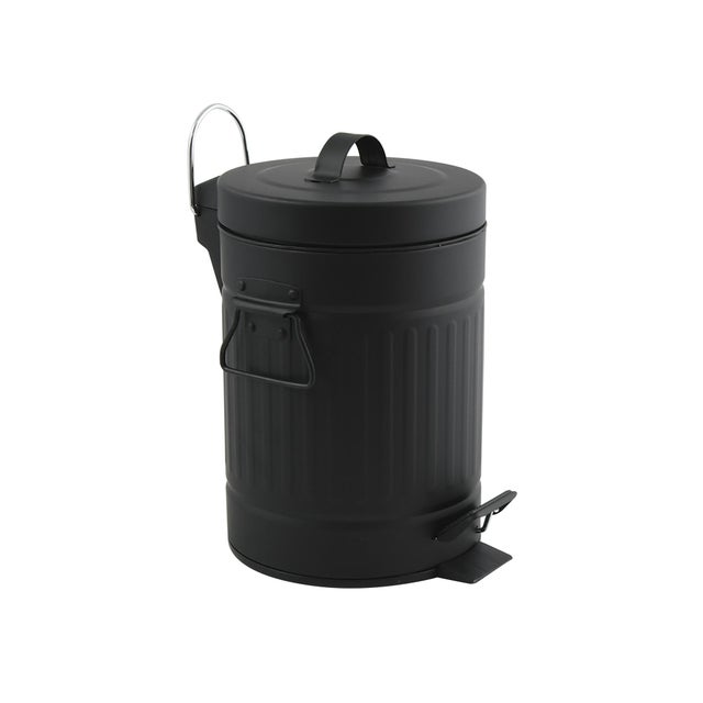 Poubelle à pédale Well Home Habana 3 litres noire