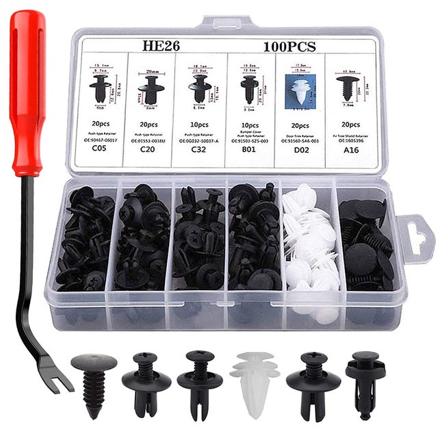 BOBOZHONG – 100 Clips De Carrosserie RC – Épingles En Acier Inoxydable – Pour Voitures 1/10, 1/12, 1/16 – 24 X 8,2 Mm