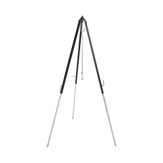 Trójnóg nad ognisko ogrodowe 150 cm regulowany, stal nierdzewna