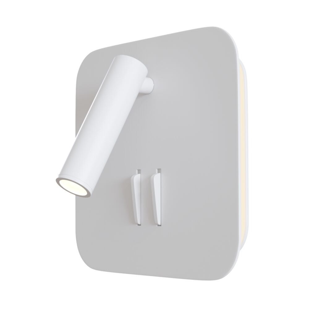 Kinkiet IOS 176 LED 9W Ciepła biel 550lm biały wym: 13x13x6,5 cm IP20 Maytoni
