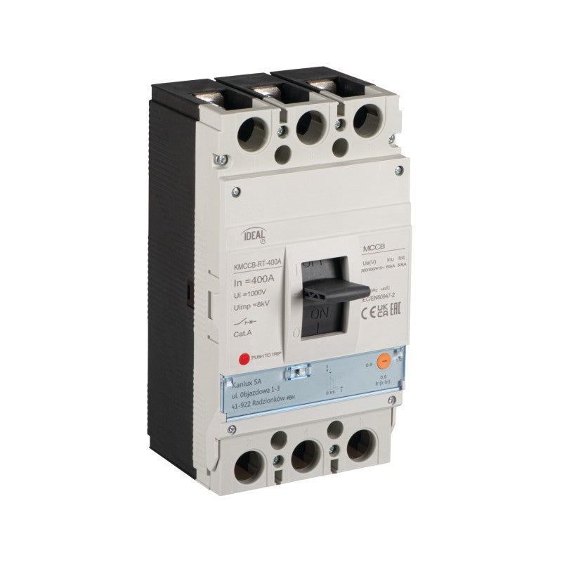 Disjoncteur MCCB 400A Sécurité Électrique IP20 415V AC Montage — free download