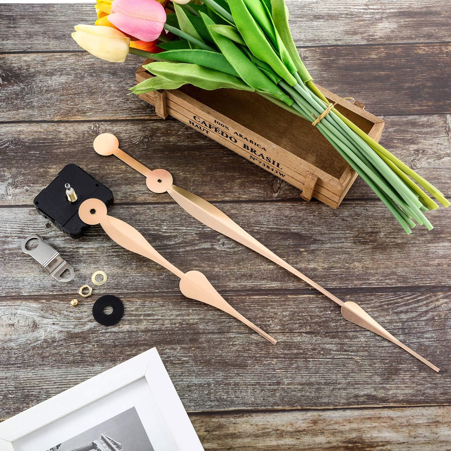 Meccanismo di movimento dell'orologio ad alta coppia con albero lungo e lancette lunghe 12