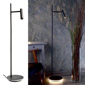 Lucande Lampada LED da terra dimmerabile (Moderno) colore Nero, in Metallo ad es. Soggiorno & Sala pranzo lampadina inclusa lampada