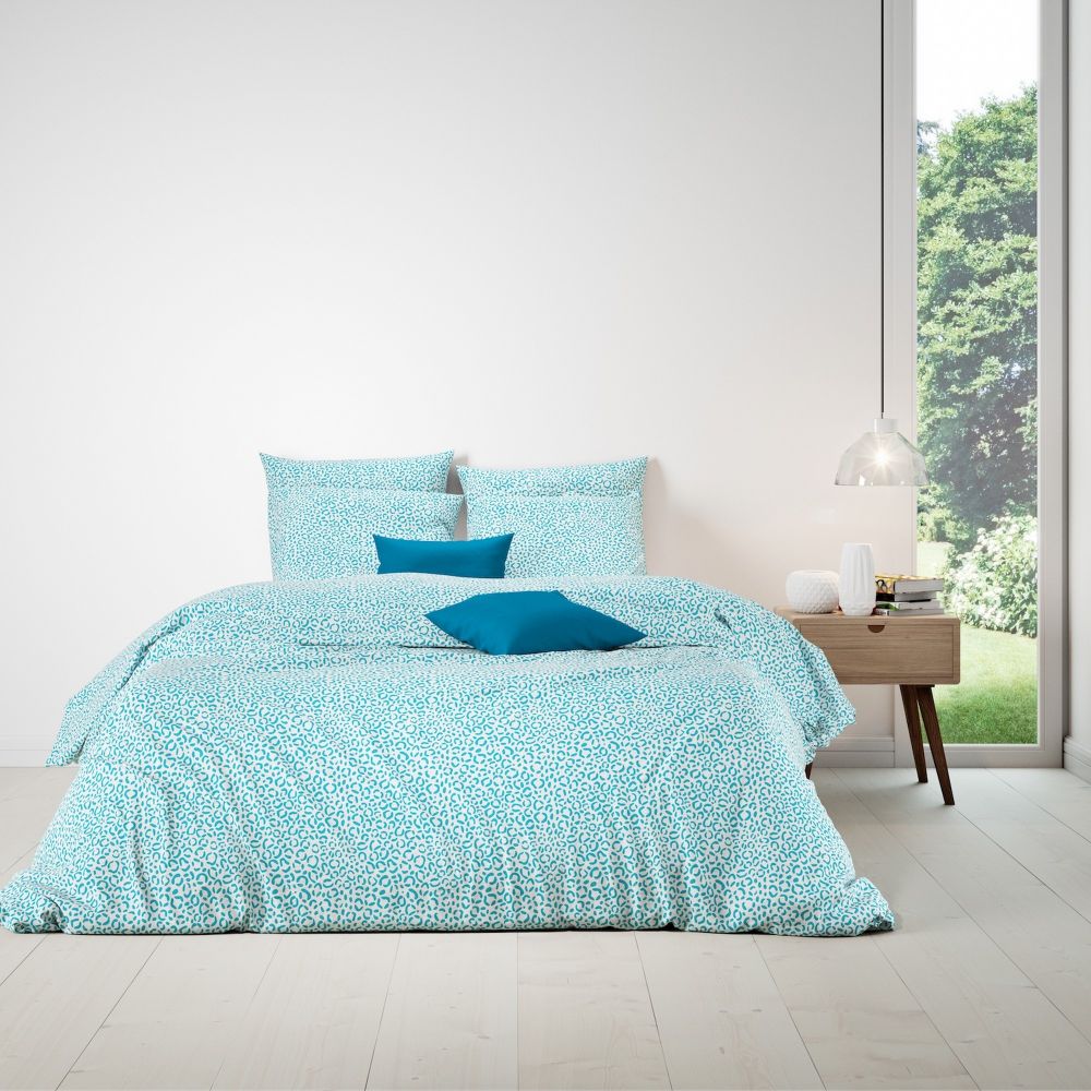 Copripiumino Matrimoniale Tema Oceano Con Pesci - 240x220 Cm, Microfibra Anallergica, Con 2 Federe 50x75 Cm, Cerniera Nascosta, Lavabile In Lavatrice