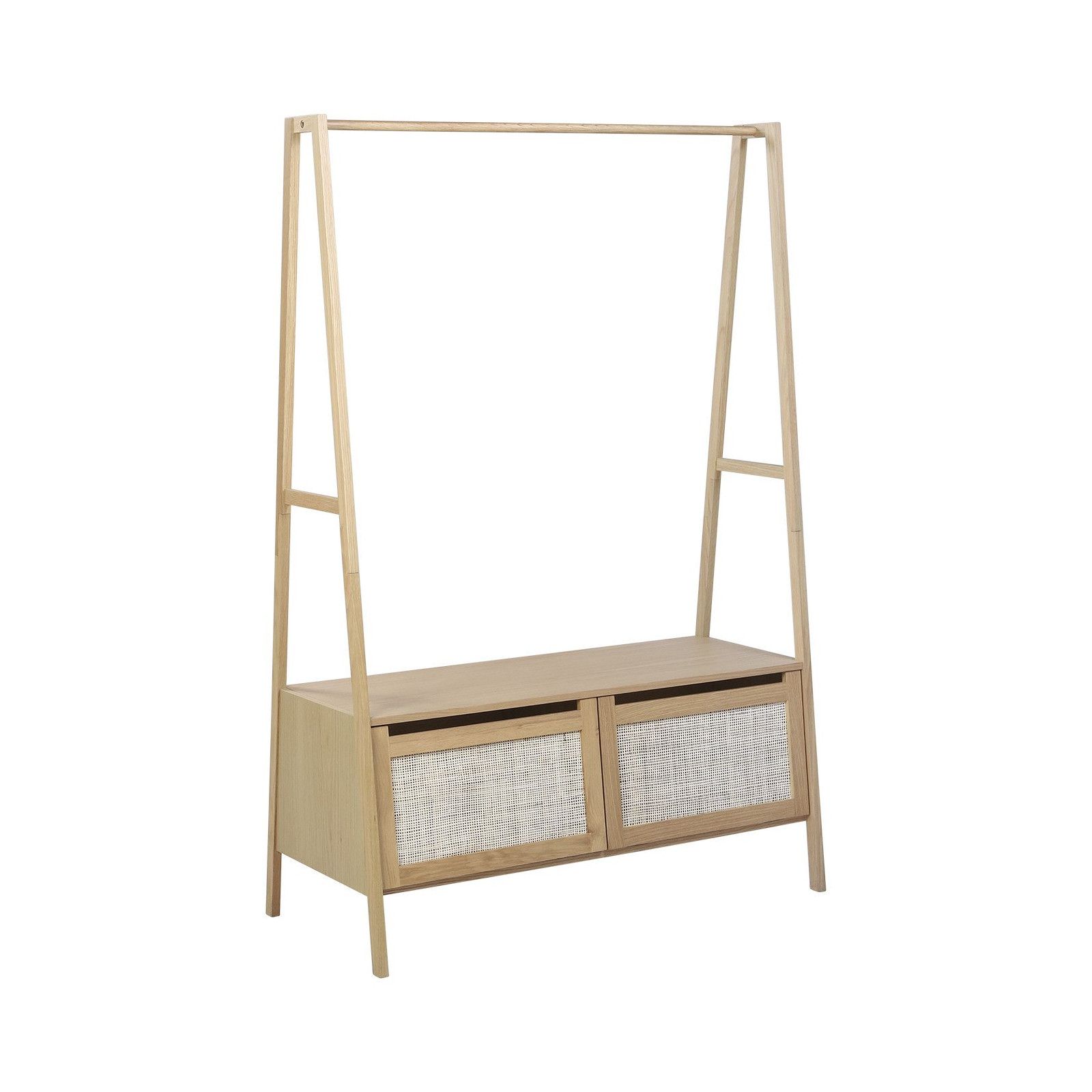 Appendiabiti ARKA in legno e canna - 2