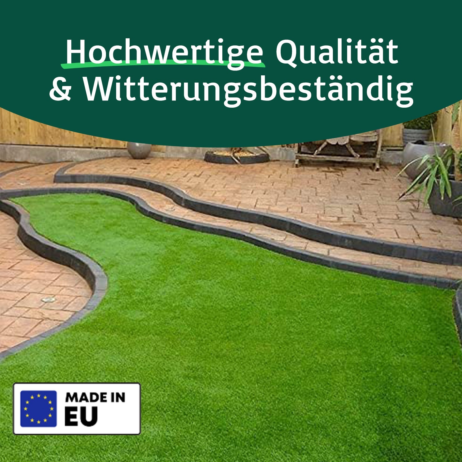 Eba artificiale Comfort Class Ultra resistente Cambridge Altezza: 25 mm 100 x 50 cm - 5