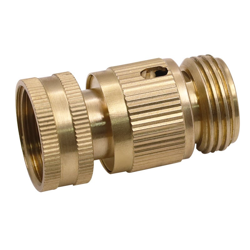 Bachangz-raccordo tubi ottone Adattatore per tubo Giardino