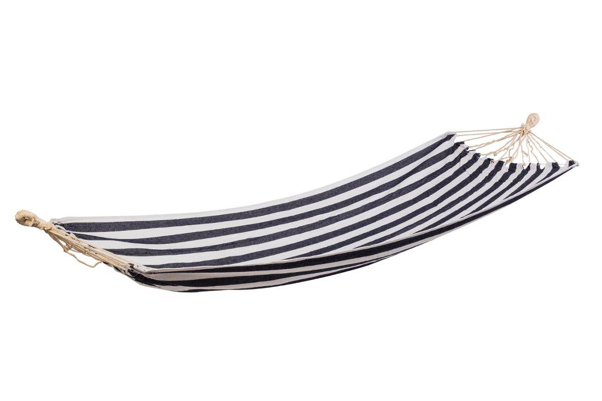 Hespéride Hamac Yaqui Rose - Toile Rose Rayée Confortable Pour 1 Personne, Idéal Jardin Et Terrasse