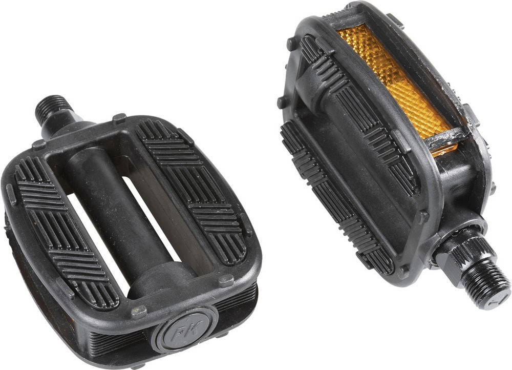 Pédales De Vélo Universelles En Caoutchouc Antidérapant Avec Réflecteurs - Marque On Bike, Neuves