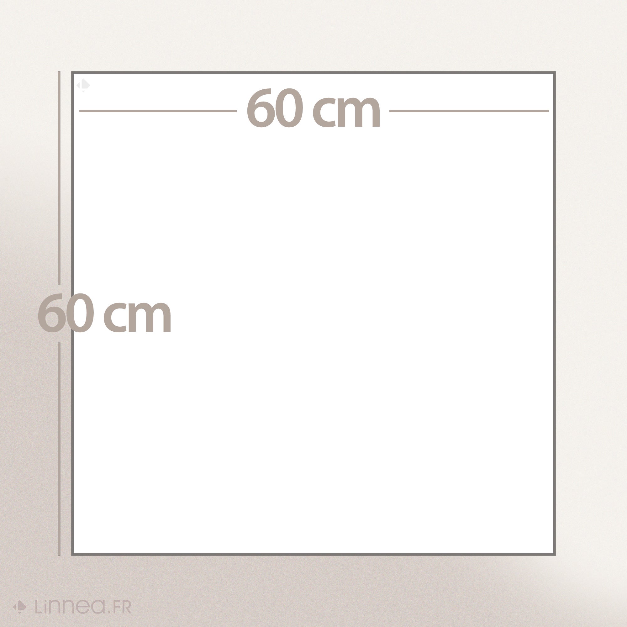 Tapis de bain 60x60 cm LOFTY marron Taupe 1500 g/m2 - 5