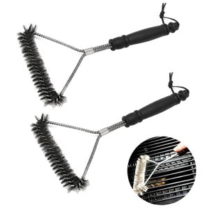 Lot De 2 Brosses Nettoyantes Pour Film D’huile Pare-brise - 120 Ml - Élimine Traces Et Buée - Améliore Visibilité