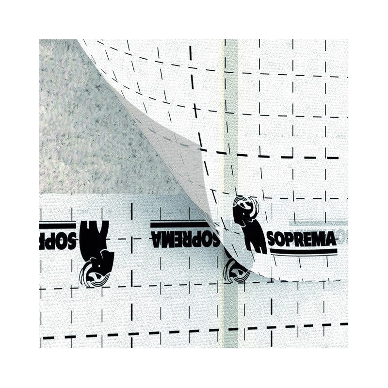 PARE VAPEUR SOPRAVAP VISIO 50m x 1,5m Sd26m quadrillé et transparent - 4