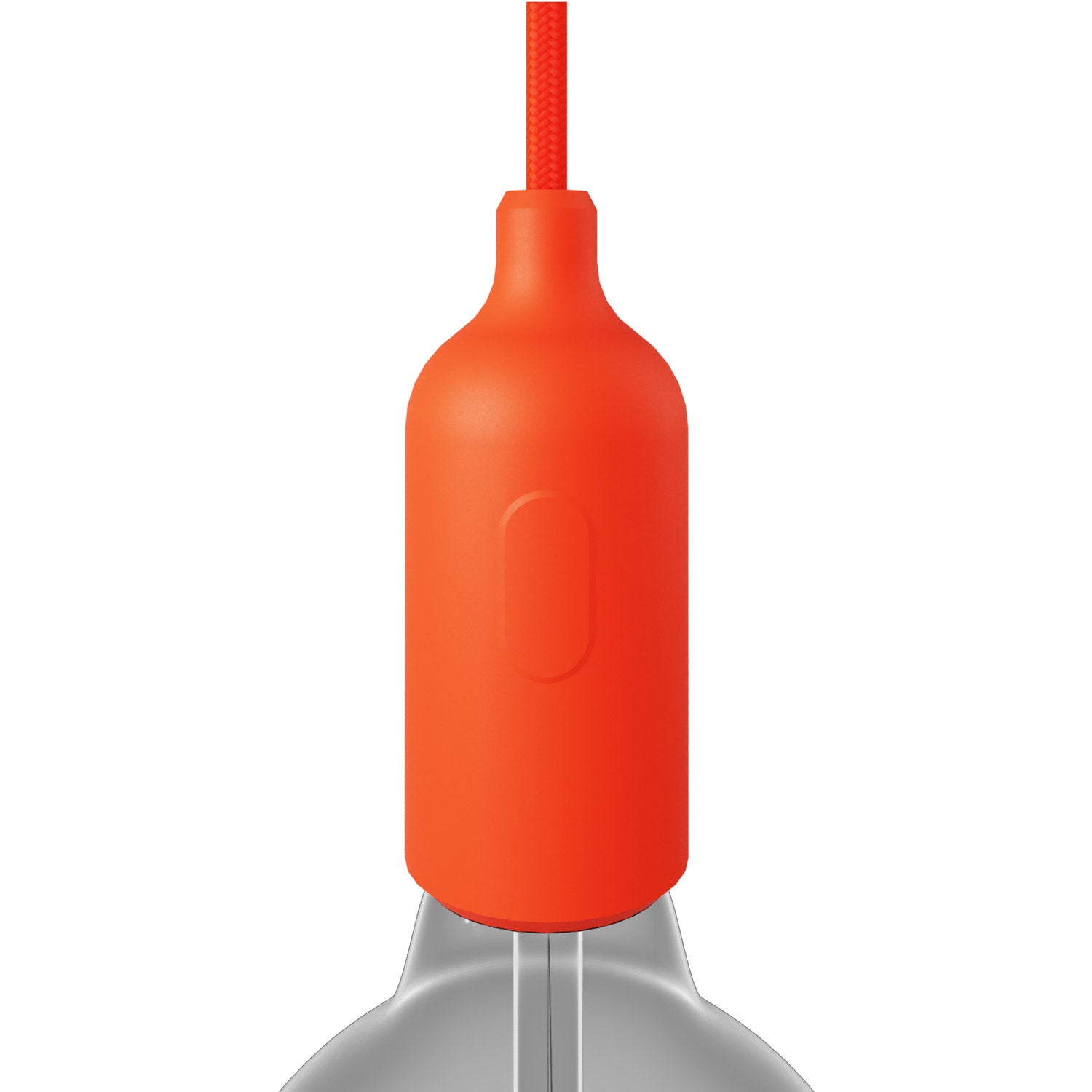 Douille E27 Avec Interrupteur Et Serre-câble - Blanc, Plastique, Pour Suspension