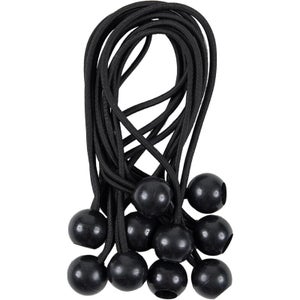 Lot De 30 Tendeurs Élastiques Avec Boules - 15x200mm + 15x150mm - Pour Bâches, Tentes Et Camping