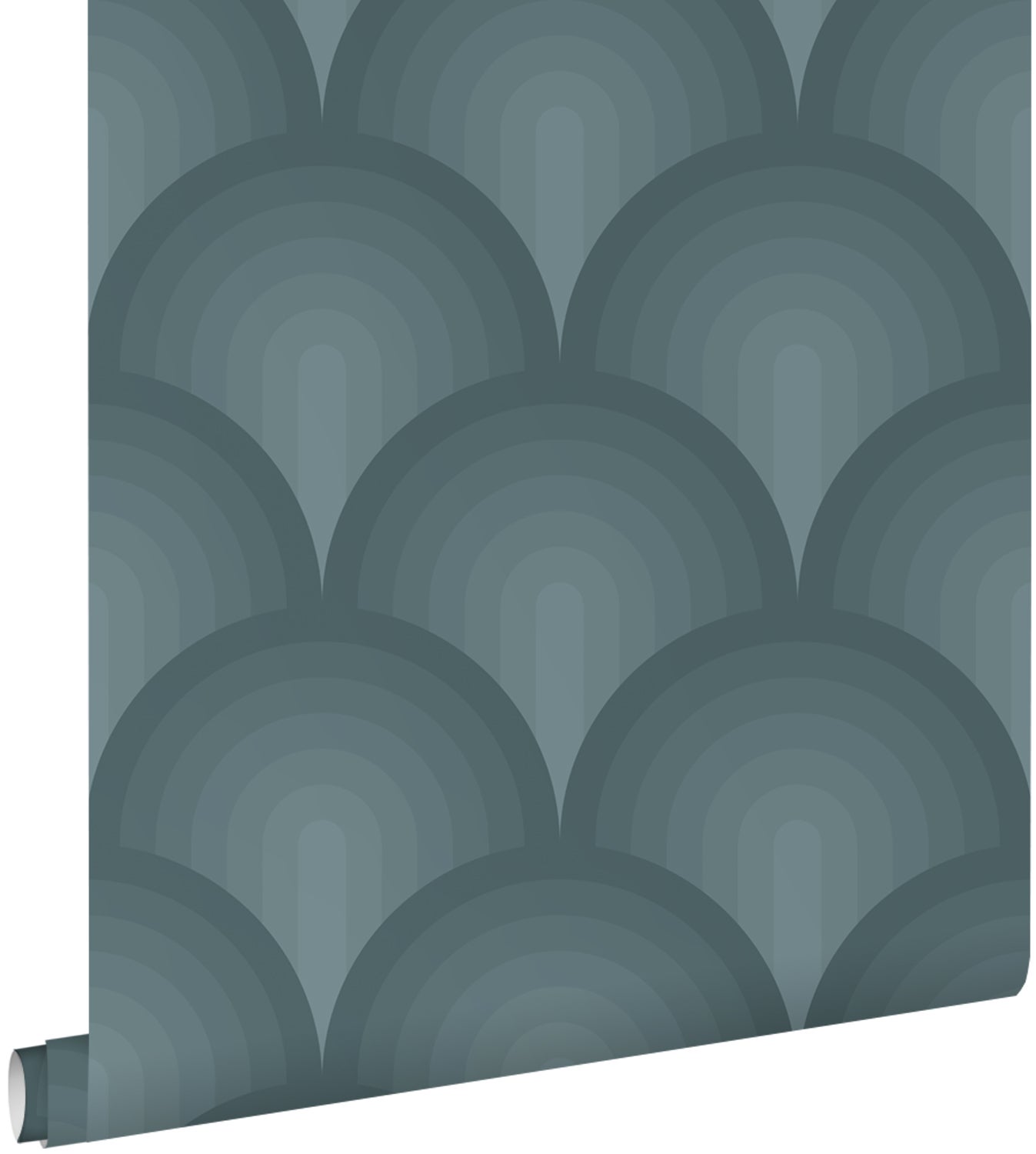 Tapeta Motyw 3D petrol blue - 50 x 900 cm - ESTAHOME