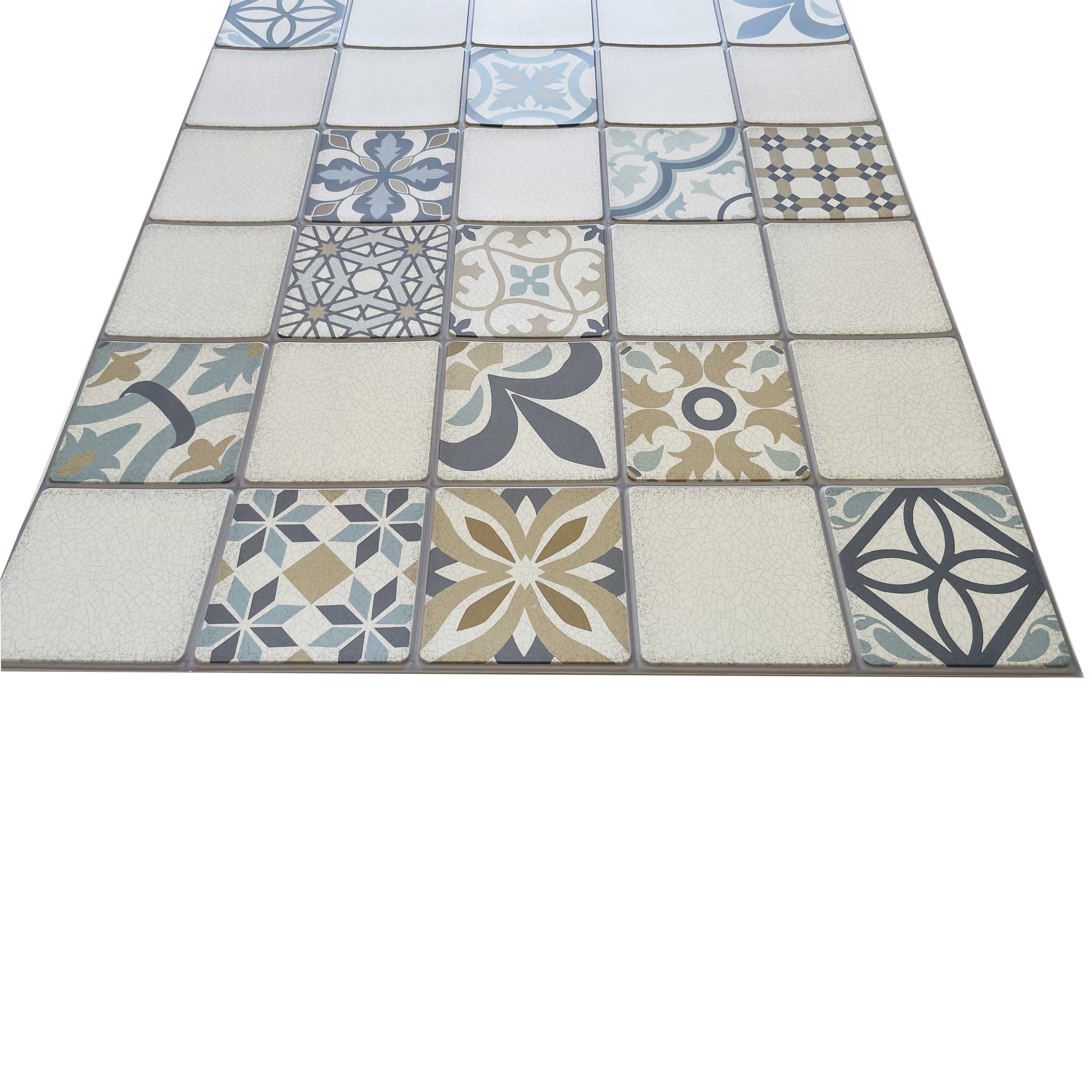 Panneaux muraux 3D en PVC effet pierre, ciment, faïence et bois. Réalistes et isolants. - 9927 (980 x 490 mm). - 4