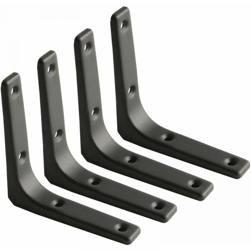 Lot De 4 Supports Muraux En Métal Pour Pots De Fleurs – Tailles 10,2 Cm à 20,7 Cm, Avec Clous Inclus
