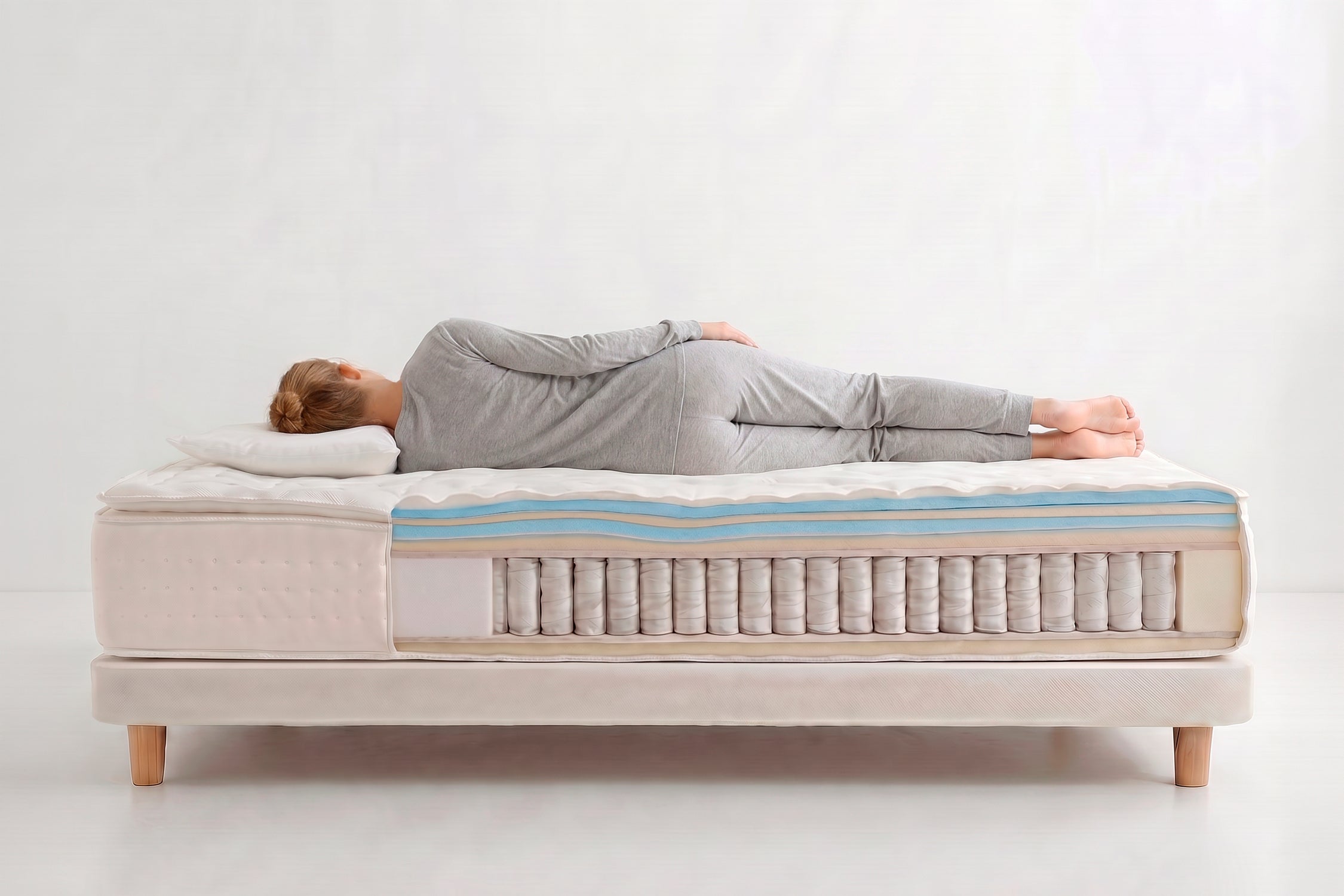 Matelas Ressorts Ensachés Westin Spring - 180X200, 30cm - Moonia - 7