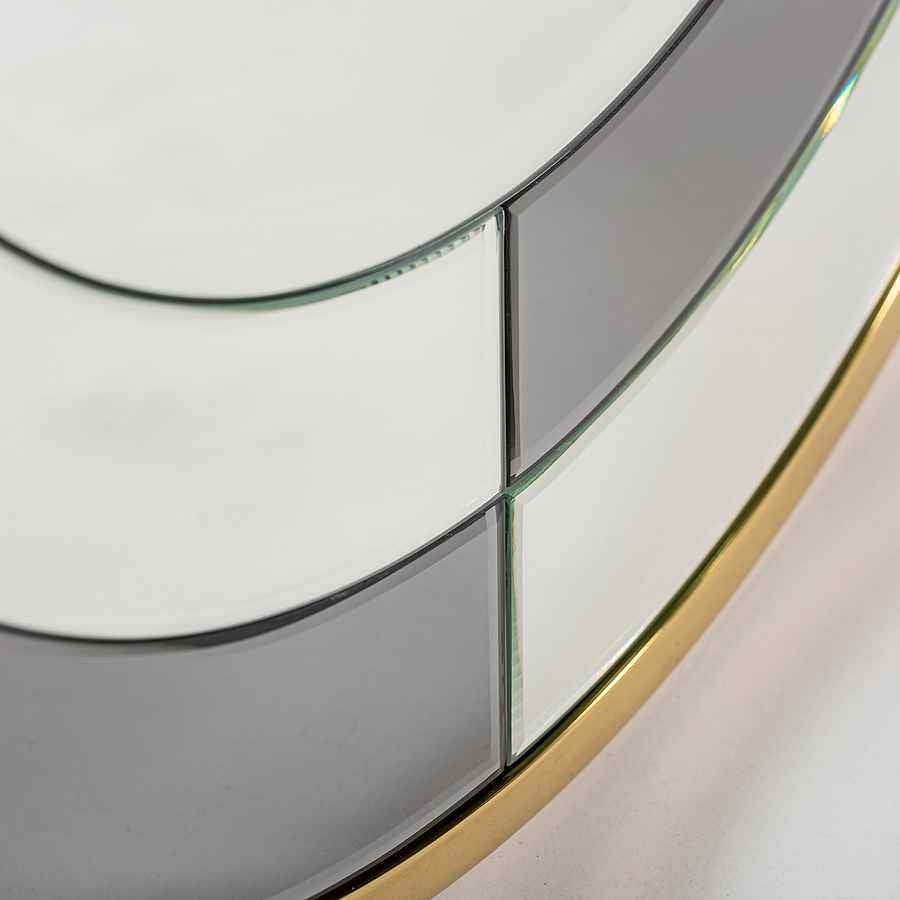 Specchio circolare modello ISABELLA con specchi a cornice Burkina - 4