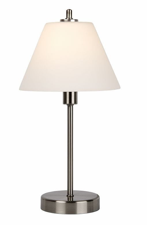Lampa stołowa TOUCH srebrno-biała 1xE14x60W Lucide