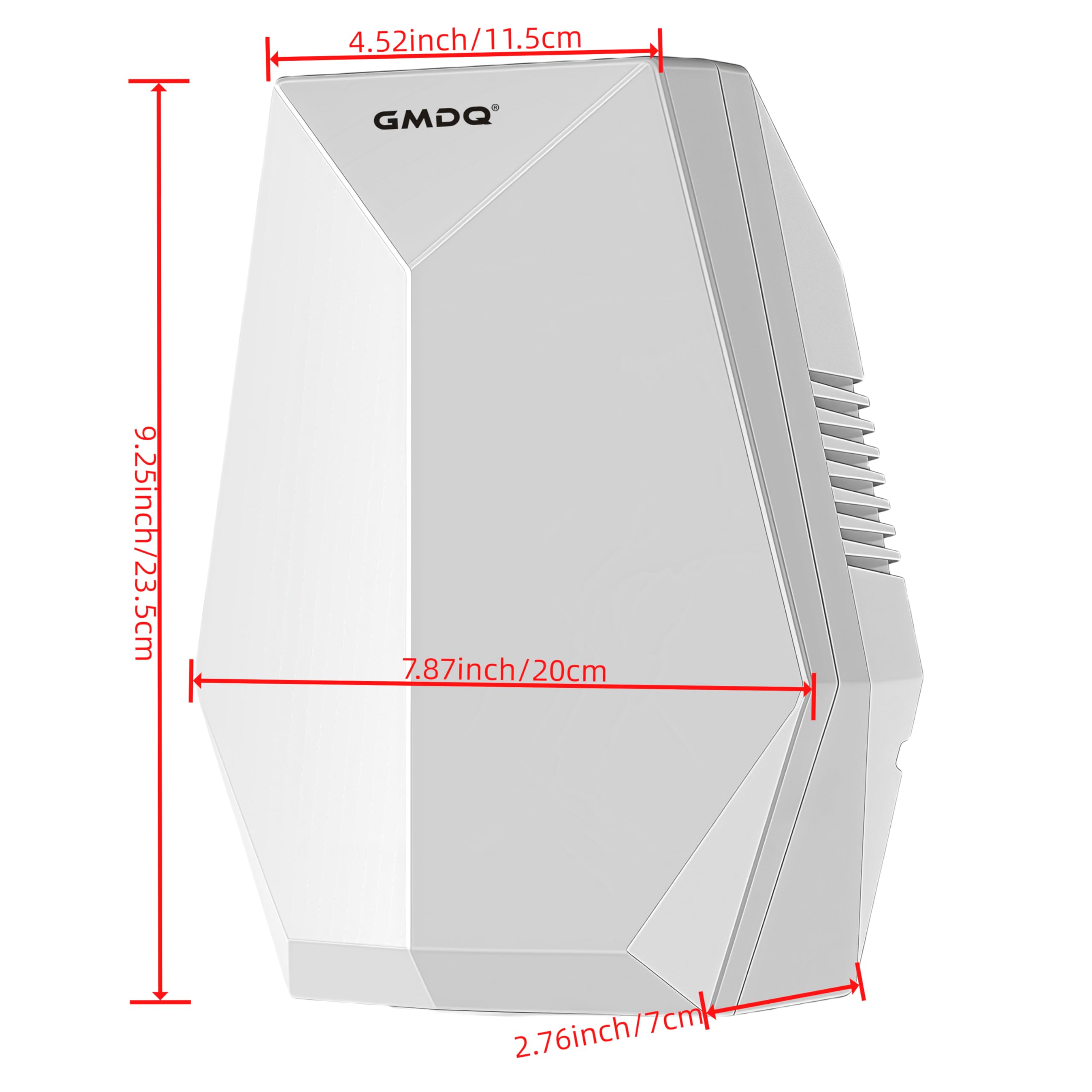 Sèche-mains portable haute vitesse 1600 W, activation automatique par capteur, installation sans perçage pour la maison et la salle de bain (blanc) - 6