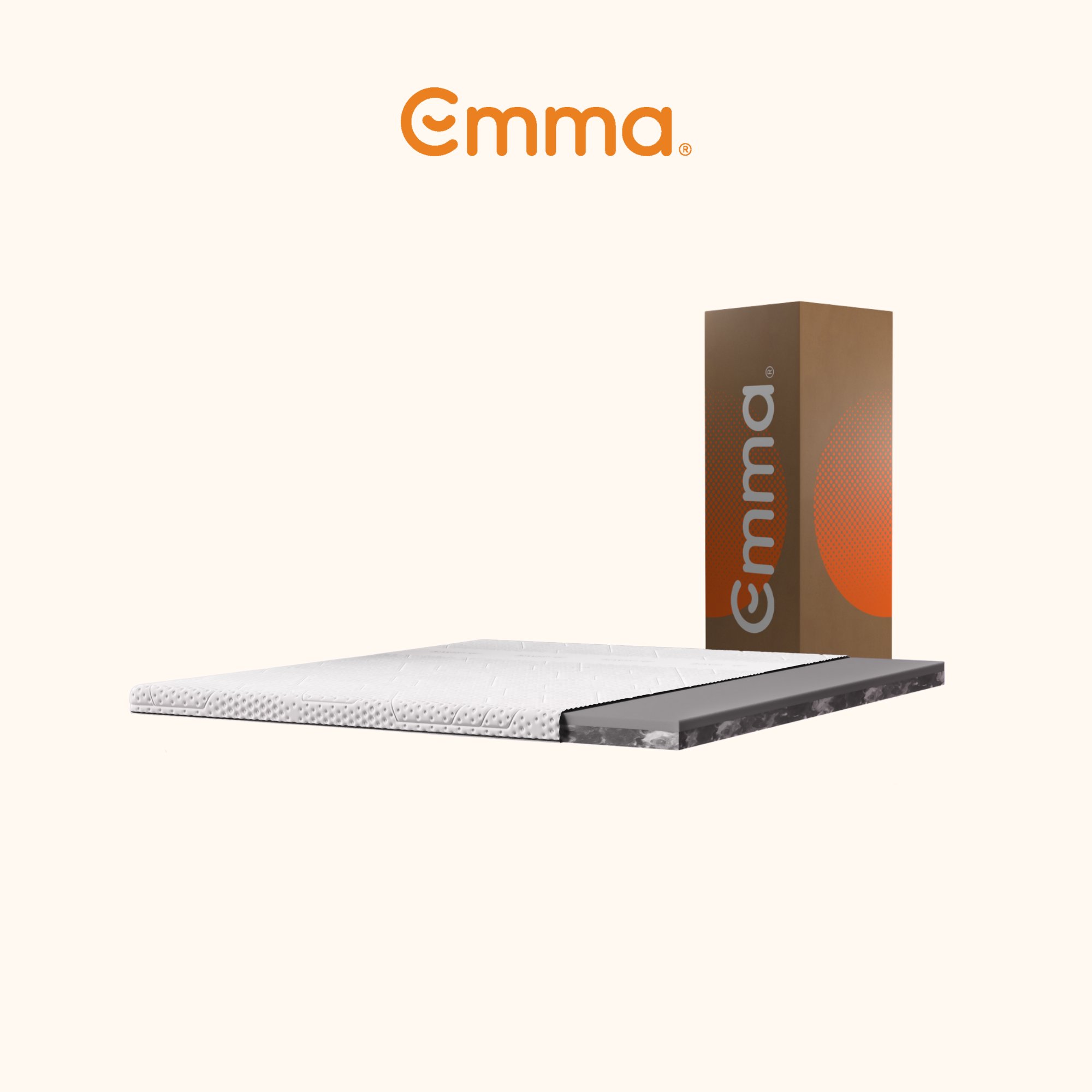 Emma | Surmatelas Emma Original Pro 140x200 cm | Mousse Thermorégulante | Confort Hôtelier 5 Etoiles | 8 cm Additionnels - 4