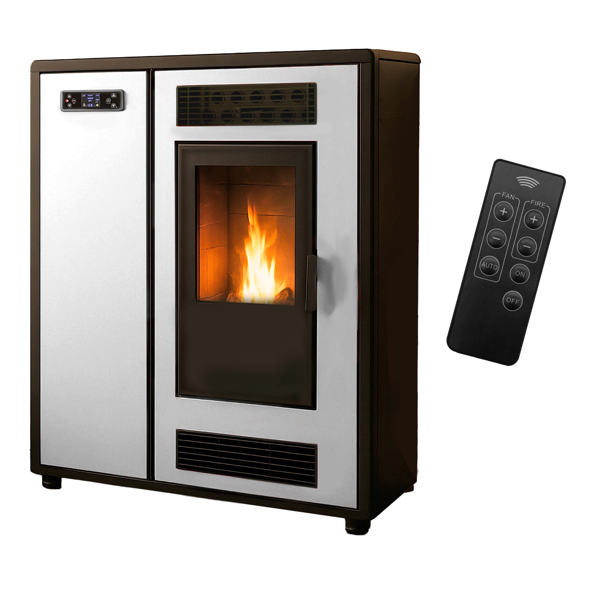 Piec na pelety Air Slim Astral 12,2 kW Biały Sannover