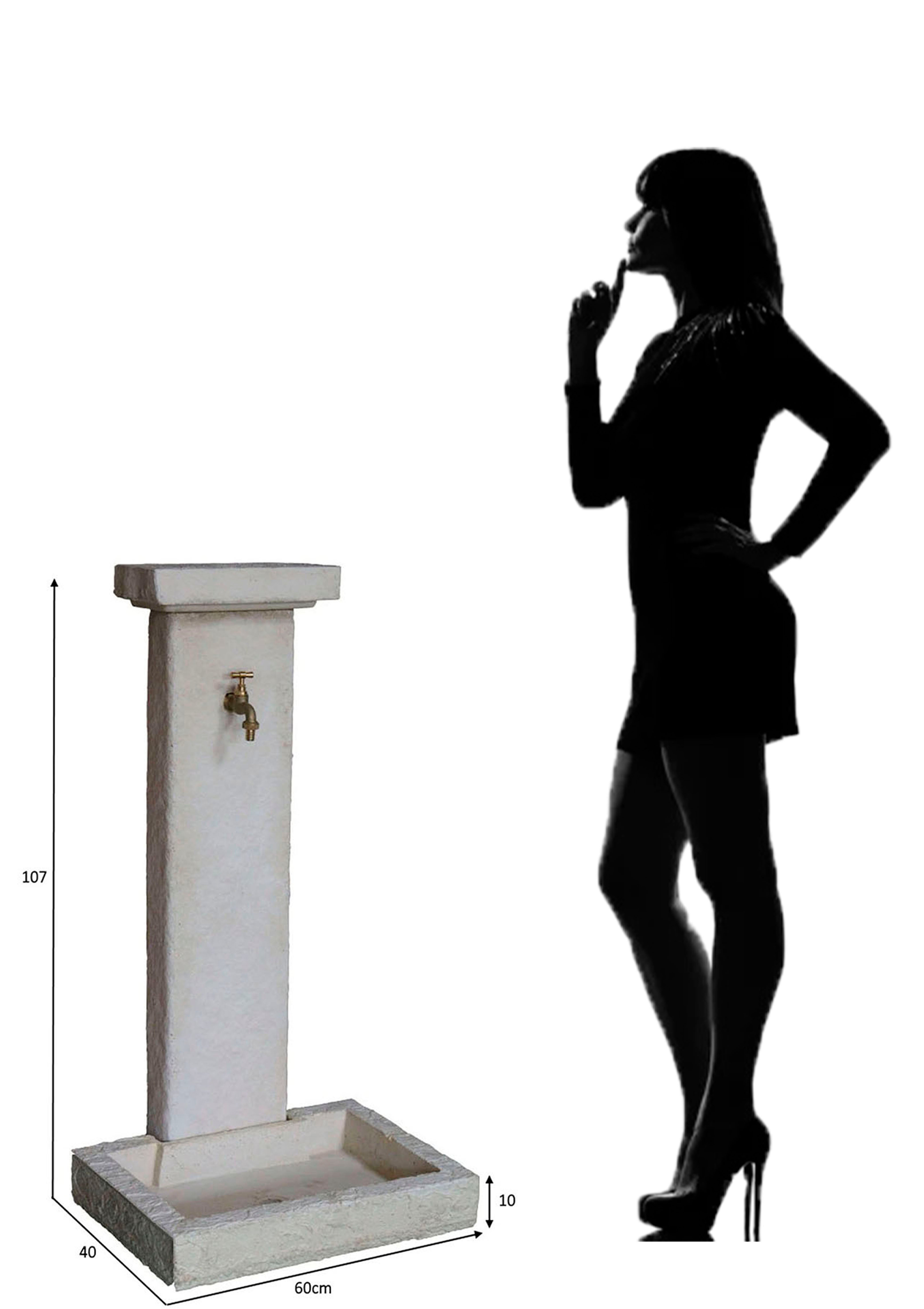 Fontaine Murale RF304 Mesure H107xL60cm - 3