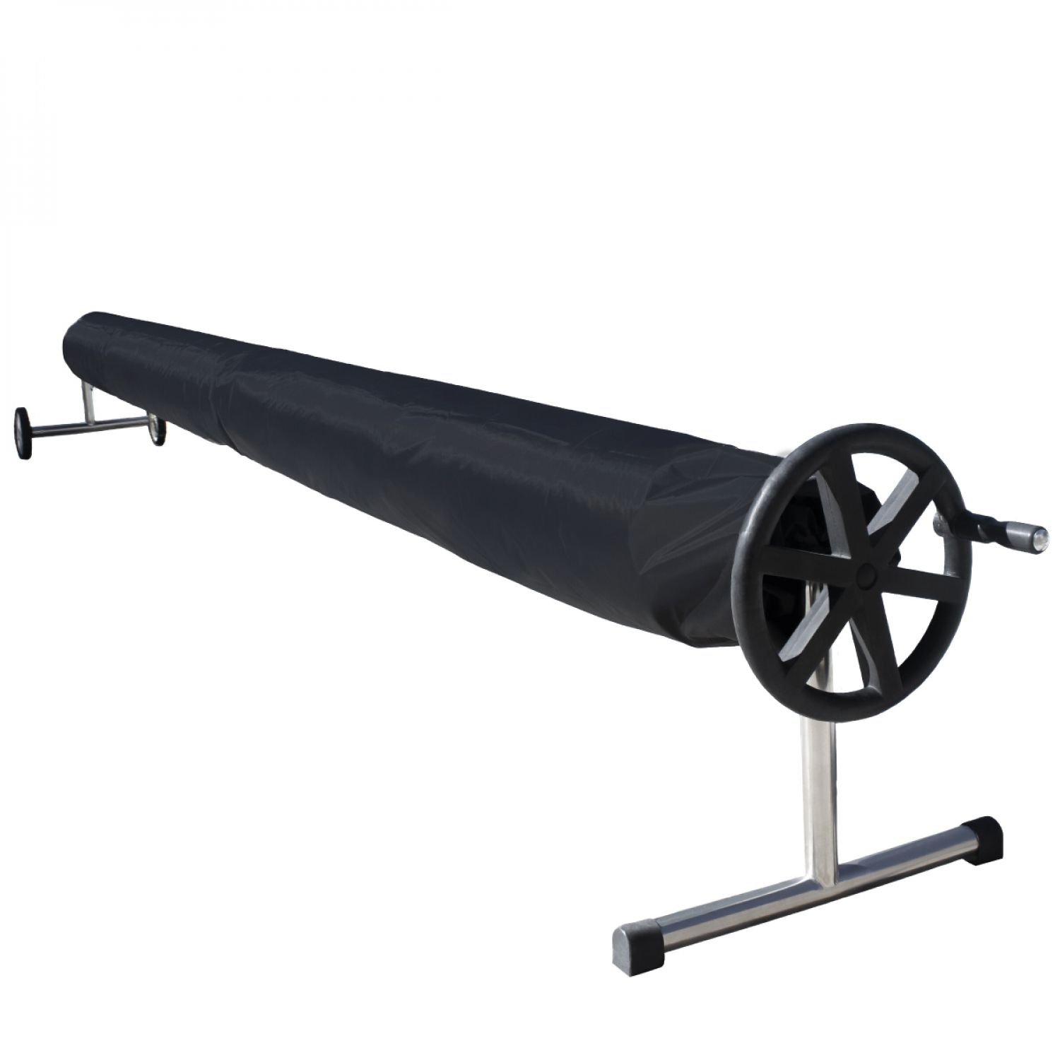 Housse enrouleur bâche piscine - Tissu Oxford 210D Fermeture velcro - Protection bâche solaire - Noir S - Jardin