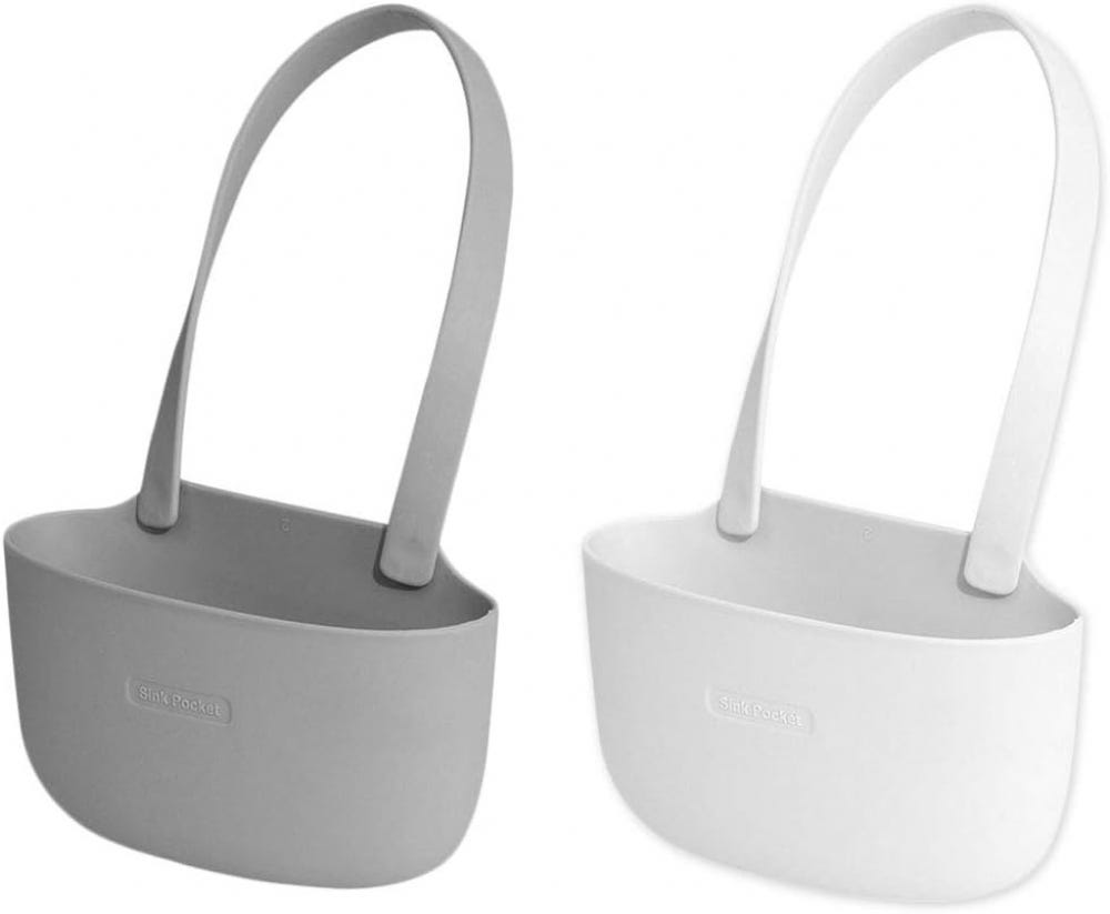YMYNY 2 pezzi Porta spugna per lavello da cucina, scolapiatti YMYNY 2 pezzi Porta spugna per lavello da cucina, scolapiatti