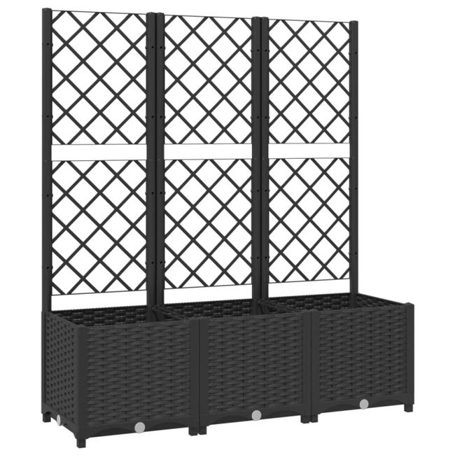 Fioriera Da Giardino | Flowerpot Nera Triangolare 30x26x75 Cm In Acciaio Cfw88995 92912306 Fioriera Da Giardino | Flowerpot Nera Triangolare 30x26x75 Cm In Acciaio Cfw88995 92912306