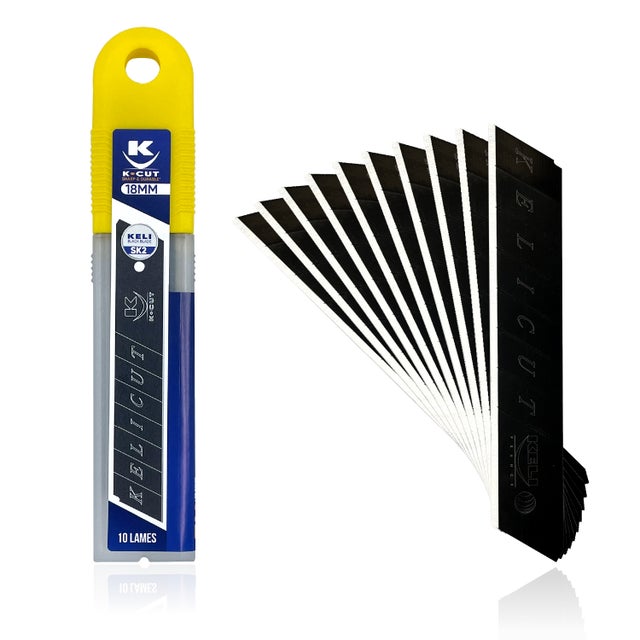 Lot De 50 Lames Sécables Pour Cutter - Largeur 18 Mm - Pour Cutter Standard - Lames De Rechange Neuves