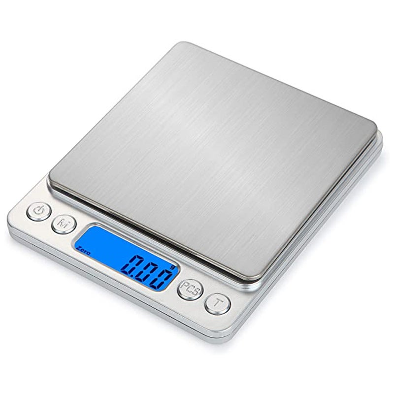 Waga precyzyjna 500g/0,01g, waga kuchenna/waga kieszonkowa/waga jubilerska, wysoka precyzja, wyświetlacz LCD