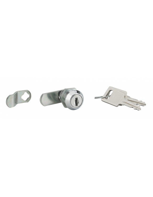 THIRARD - Batteuse avec came pour boîte aux lettres, nickel, longueur 19.7mm, 2 clés - THIRARD