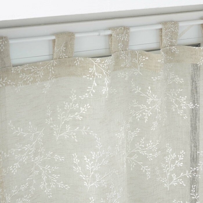 Coppia di tendine (60 x 160 cm) Duetto Blu petrolio e bianco - Tende/Tende trasparenti/ Tende a