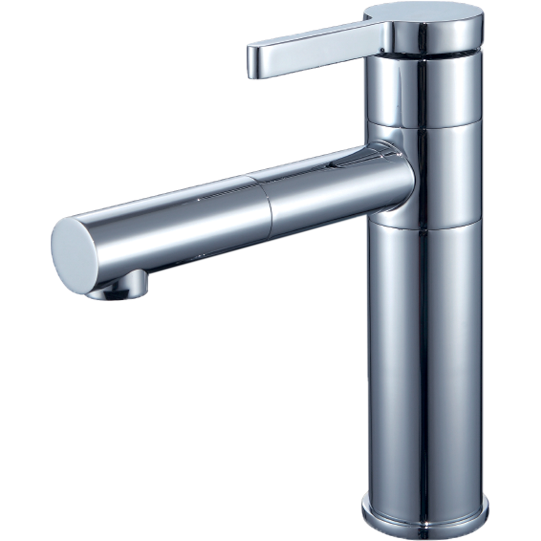 Ultrate niska chromowana bateria umywalkowa