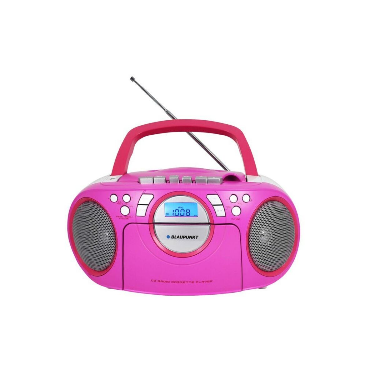 Boombox Radio FM CD USB Różowy Blaupunkt BB16PK