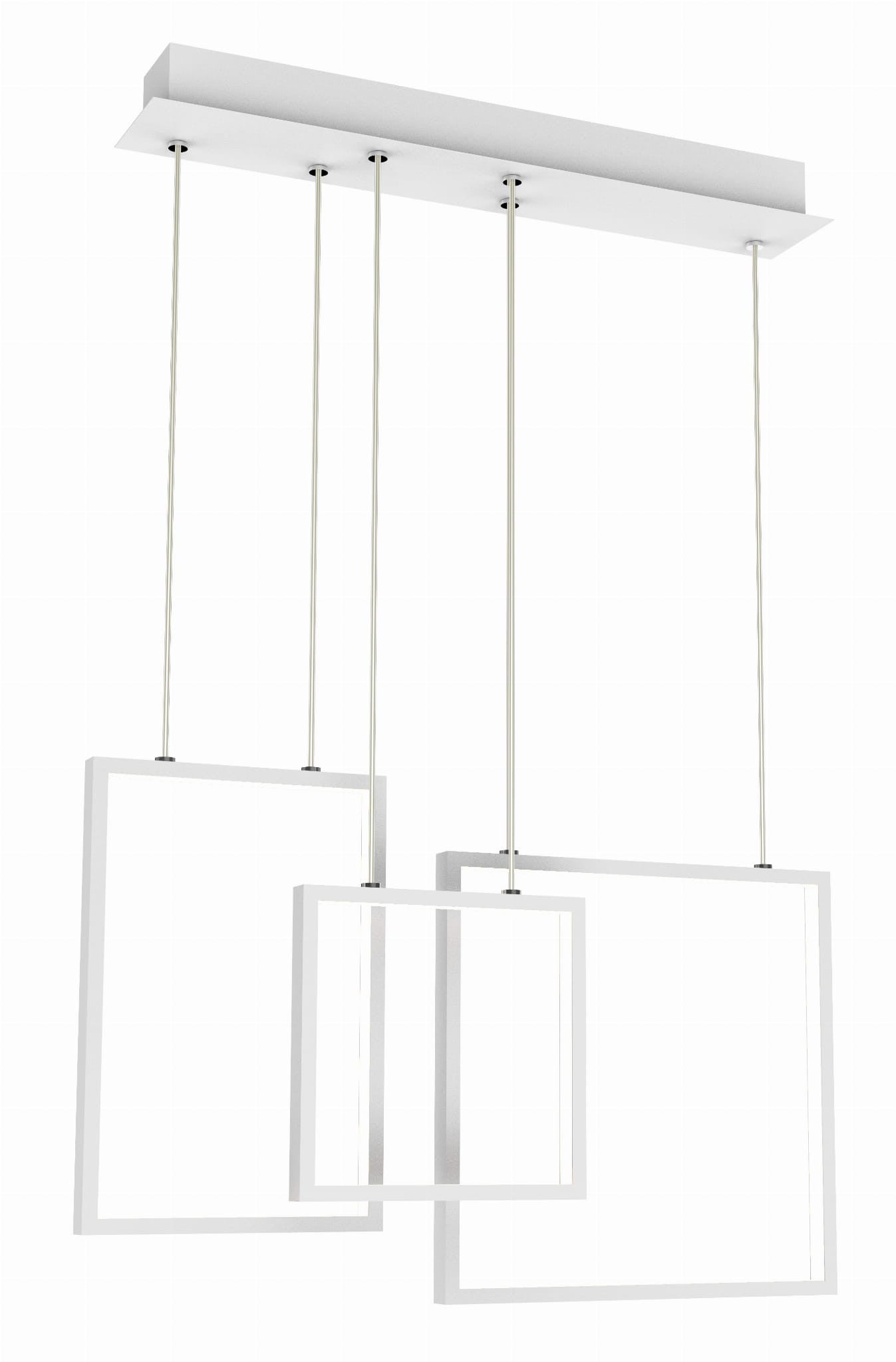 Lampa wisząca Keos LED 36W Neutralna biel 2600lm biała wym: 120 x 63 x 9 cm Apeti